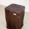 Tris di tronchetti in massello ambrato 25x25 h35 h40 h45 - immagine 3