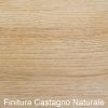 Panchina in legno massello di castagno da 120 ambrato Finitura Bruno C12 - immagine 5
