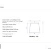 Gambe per tavolo ambrato L60xH69,5 P08 - immagine 3
