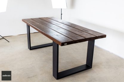 Tavolo legno massello ambrato