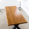 Tavolo legno massello ambrato