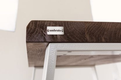 Scrivania in legno massello di castagno 120x70 mod.D02-P08 - immagine 3