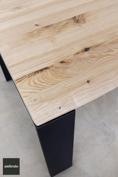Tavolo in legno massello di castagno 140x90 mod.B02-U15 - immagine 6